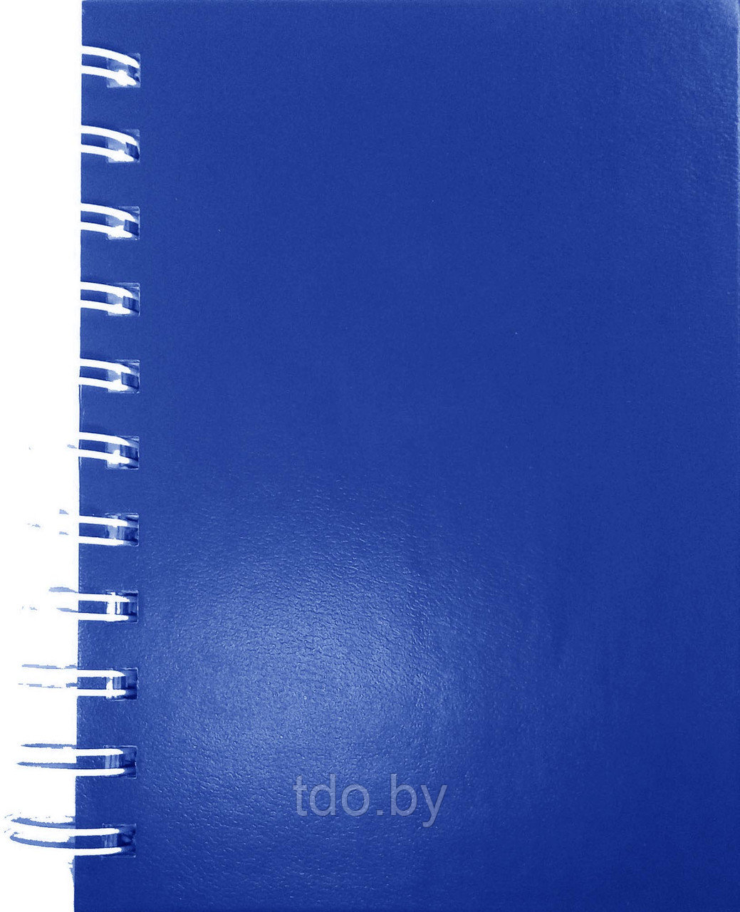 Блокнот 150 листов А6 твердая картонная обложка на спирали Синий - фото 1 - id-p181538937