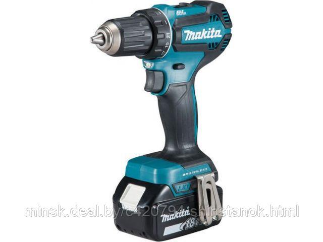 Аккум. дрель-шуруповерт MAKITA DDF 485 SYE в чем. (18.0 В, 2 акк., 1.5 А/ч Li-Ion, 2 скор., 50 Нм, шурупы до