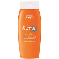 Лосьон солнцезащитный Ziaja baby Sun SPF-10 водостойкий 150мл