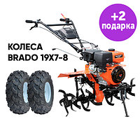 Мотоблок Skiper SP-1400SE Expert + колеса Brado 19*7-8