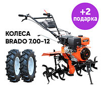 Мотоблок Skiper SP-1400SE Expert + колеса Brado 7.00-12