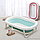 Портативная детская складная ванночка для купания Baby swim (с рождения до 2 лет) Серая/белая, фото 8