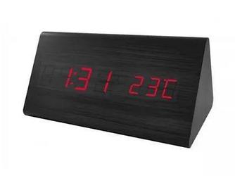 PF_A4399 PYRAMID PF-S710T, черный/красный Часы будильник PERFEO