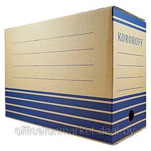 Коробка архивная "Koroboff", 150x322x240 мм, синий