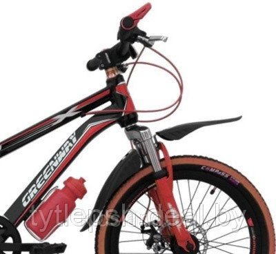Велосипед Greenway Zero 20 2022 (красный) - фото 2 - id-p181546556