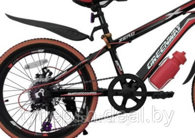Велосипед Greenway Zero 20 2022 (красный) - фото 3 - id-p181546556