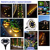 Водонепроницаемый садовый фонарь на солнечных батареях (4 шт.) Solar Energy Led Intelligent Light Control, фото 3