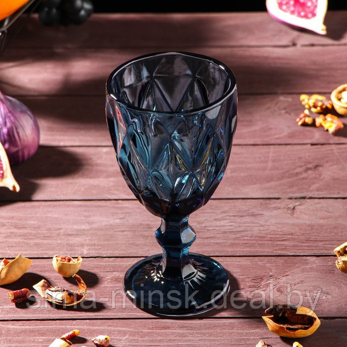 Набор питьевой из стекла «Круиз», 7 предметов: кувшин 1,1 л, бокалы 300 мл, 6 шт, цвет синий - фото 5 - id-p181562209
