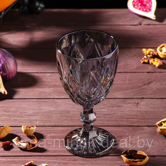 Набор питьевой из стекла «Круиз», 7 предметов: кувшин 1,1 л, бокалы 300 мл, 6 шт, цвет серый - фото 5 - id-p181562214