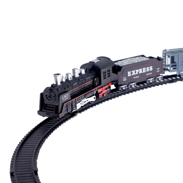 Железная дорога «Грузовой состав», свет и звук, работает от батареек - фото 2 - id-p180505850