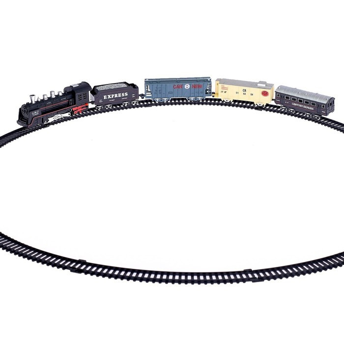 Железная дорога «Грузовой состав», свет и звук, работает от батареек - фото 3 - id-p180505850