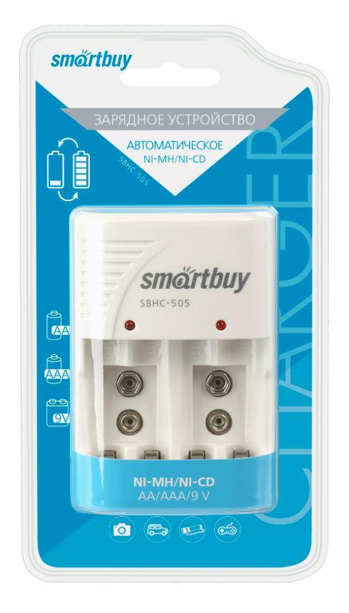 ЗУ для Ni-Mh/Ni-Cd аккумуляторов Smartbuy 505 автоматическое (SBHC-505)/80 - фото 1 - id-p181578406