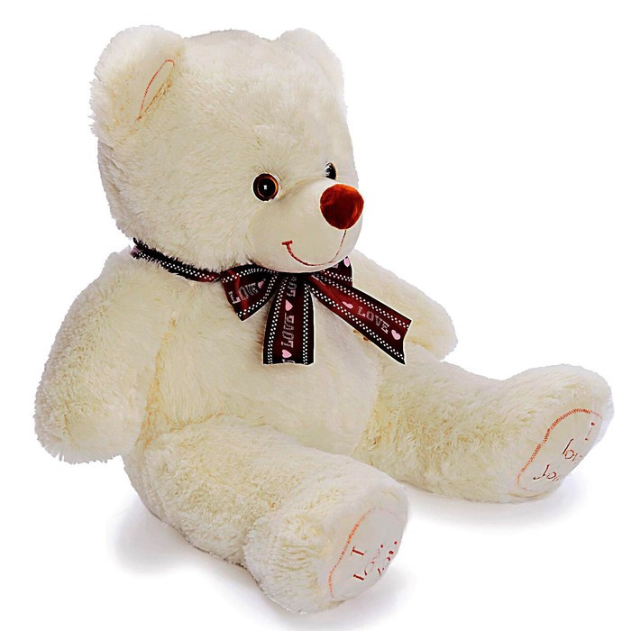 Мягкая игрушка «Медведь Феликс», 70 см, цвет молочный, МИКС - фото 2 - id-p180510383