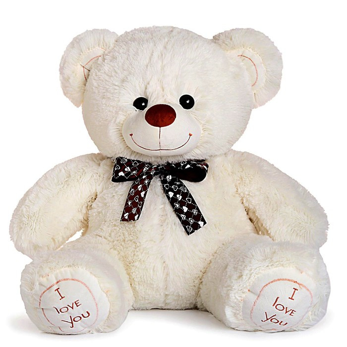 Мягкая игрушка «Медведь Феликс», 70 см, цвет молочный, МИКС - фото 3 - id-p180510383