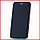 Чехол-книга + защитное стекло 9d для Samsung Galaxy A70 (темно-синий) A705, фото 3