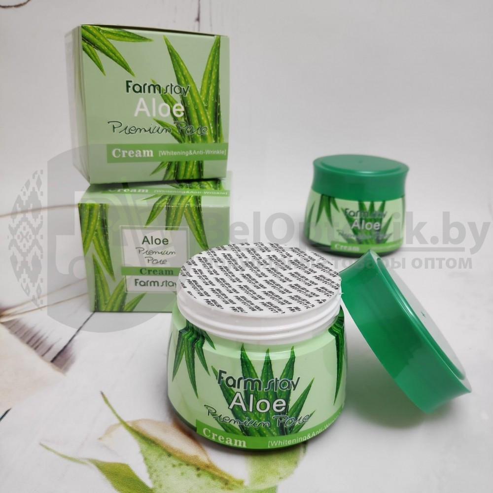 Антивозрастной крем для лица FarmStay серия Premium Pore, 70 ml Aloe (с экстрактом Алоэ Вера) - фото 3 - id-p181590595