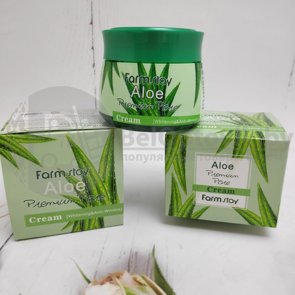 Антивозрастной крем для лица FarmStay серия Premium Pore, 70 ml Aloe (с экстрактом Алоэ Вера) - фото 5 - id-p181590595