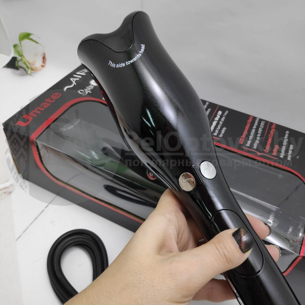 Автоматическая плойка для завивки волос Umate Air (вращающая плойка для воздушной завивки, автоматическое - фото 5 - id-p181590613