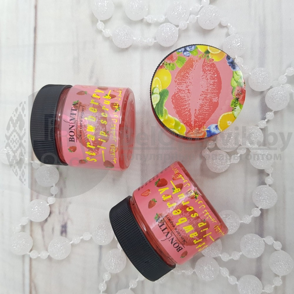 Скраб для губ BON VITA , 40 гр Strawberry Lip Scrub - фото 6 - id-p181592757