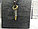 Подвеска с кулонами Крест, Медальон, Кольцо, Пуля 3.5 см (универсальная регулировка длины) Бронза, коричневый, фото 6
