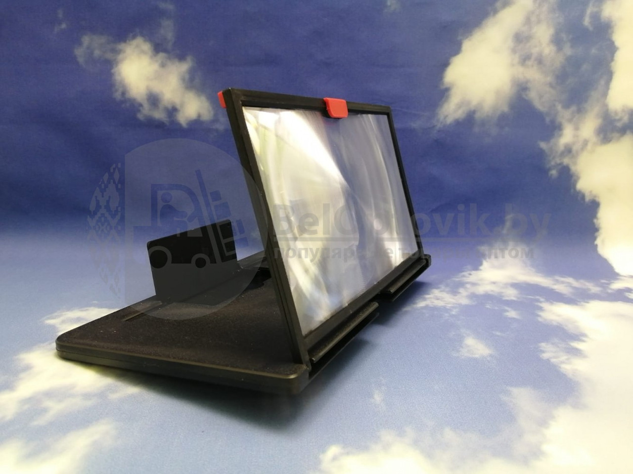 Увеличительный 5D экран Video Amplifier для планшета/смартфона (экран 220х110 мм) Красный - фото 4 - id-p181588574