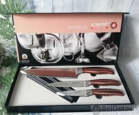 Набор кухонных ножей Zepter Knife Set 3 предмета, магнитная доска, фото 1