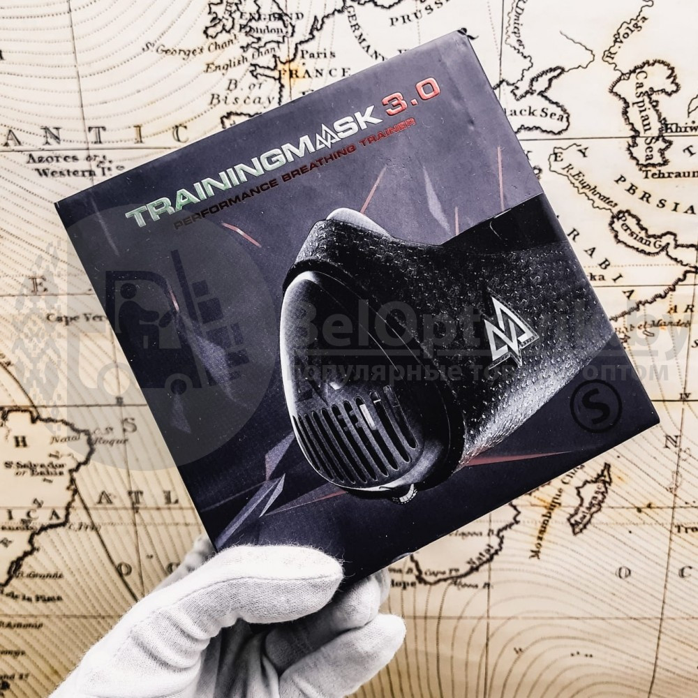 Тренировочная маска Training Mask 3.0 Размер S (45-70кг) - фото 6 - id-p181595164