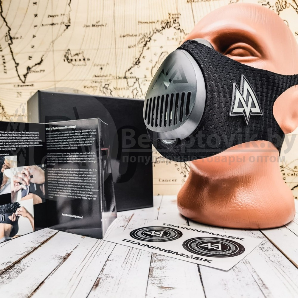 Тренировочная маска Training Mask 3.0 Размер S (45-70кг) - фото 8 - id-p181595164