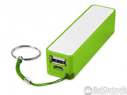 Портативное зарядное устройство Power Bank 2600 mAh Зеленый с белым