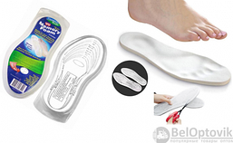 Cтельки для обуви с эффектом памяти Memory Foam Insoles (Универсальный размер 32-45)
