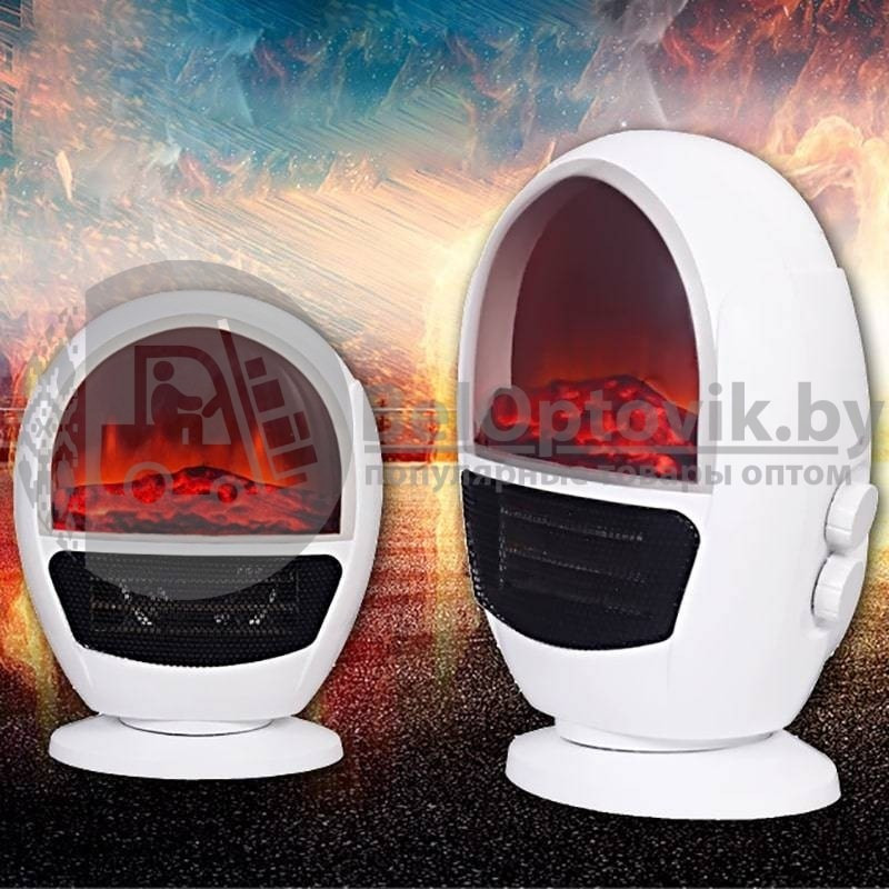 Домашний обогреватель с имитацией камина Flame Heater (MAXI) - фото 4 - id-p181590678