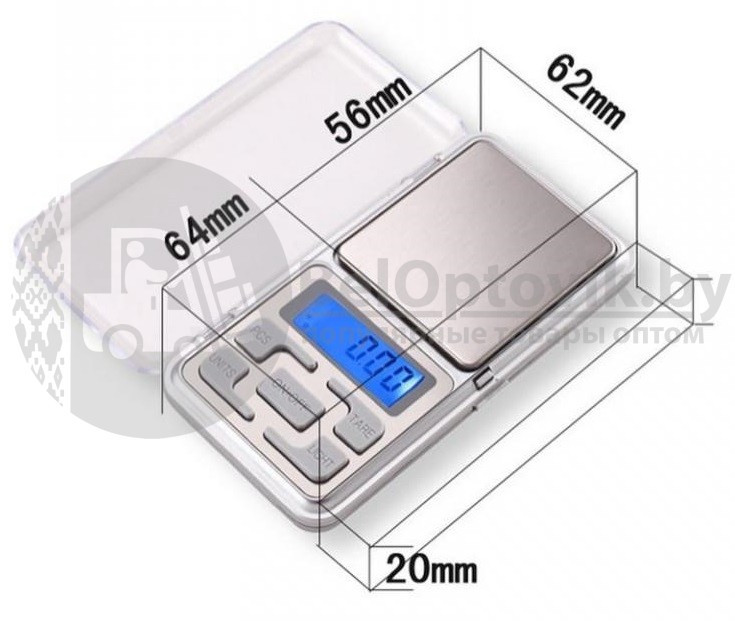 Ювелирные весы с шагом 0.01 до 200 гр. Pocket Scale - фото 6 - id-p181595197
