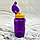 Бутылочка для воды и других напитков LIFESTYLE anatomicс трубочкой и шнурком, 350 мл, 3 Желтый, фото 7