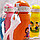 Бутылочка с трубочкой для воды и других напитков серия Профессии WOWBOTTLES с ремешком для прогулок, 400 мл, 3, фото 6