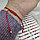 Браслет - оберег красная нить с подвеской Всевидящее Око, серебро, фото 8