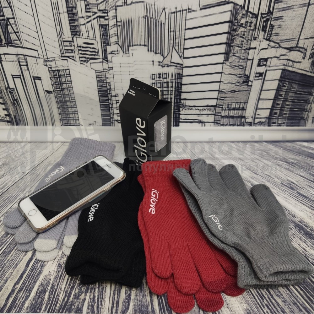 Перчатки для сенсорных экранов iGlove. Качество А Черные - фото 4 - id-p181597330