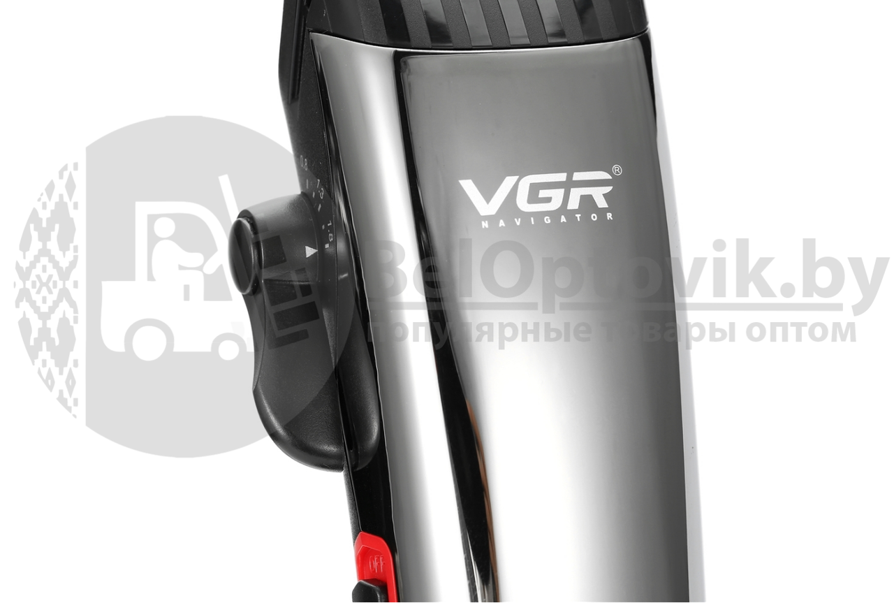 Профессиональная машинка для стрижки VGR V-166, Док-станция, 5V/1000mA - фото 10 - id-p181588659