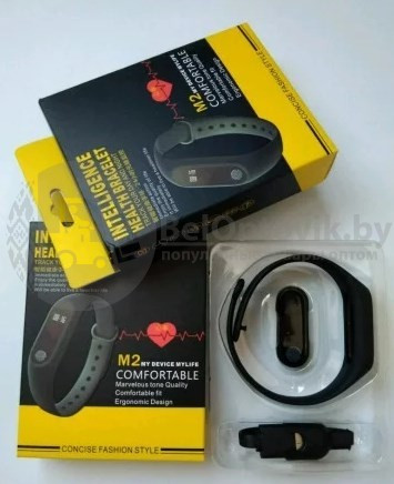 Фитнес браслет трекер М2 Intelligence Heath Bracelet (аналог Xiaomi Mi band 2) - фото 3 - id-p181594194