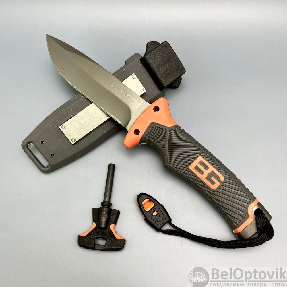 Нож для выживания с огнивом Gerber Bear Grylls - фото 4 - id-p181594203