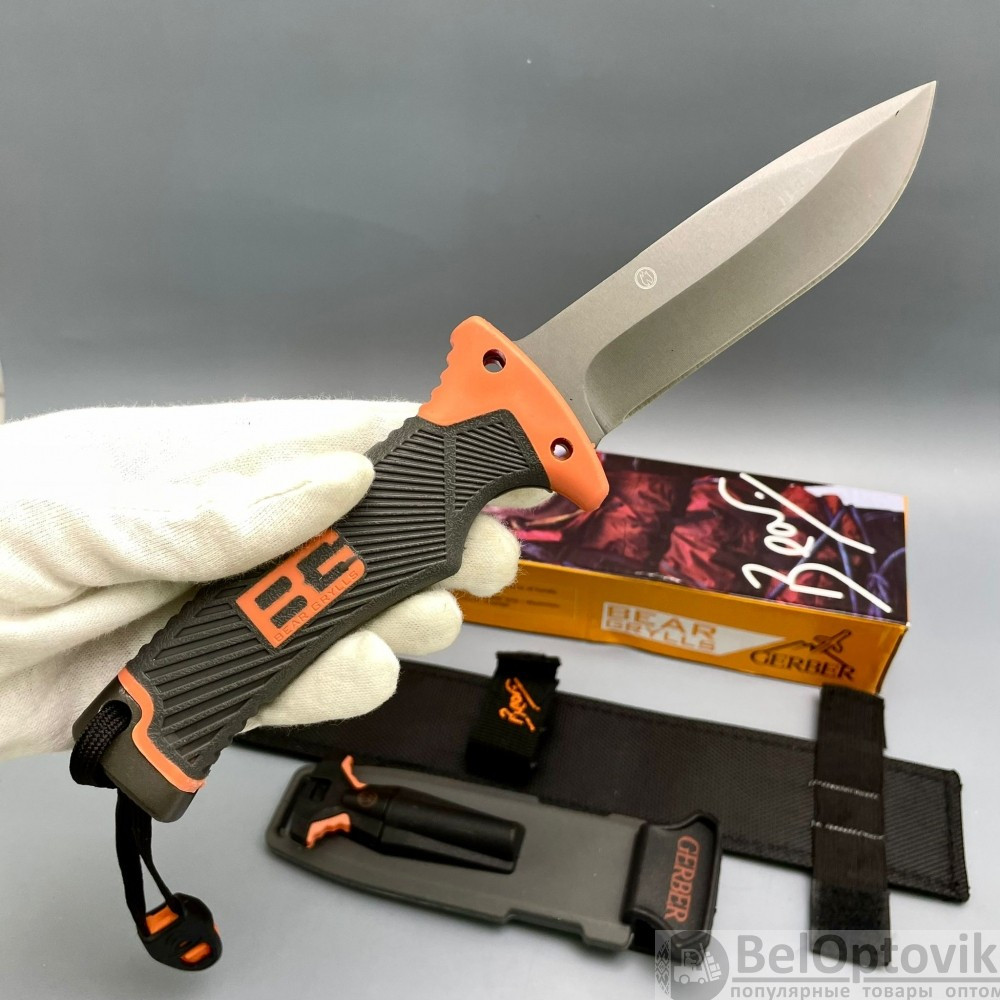 Нож для выживания с огнивом Gerber Bear Grylls - фото 9 - id-p181594203
