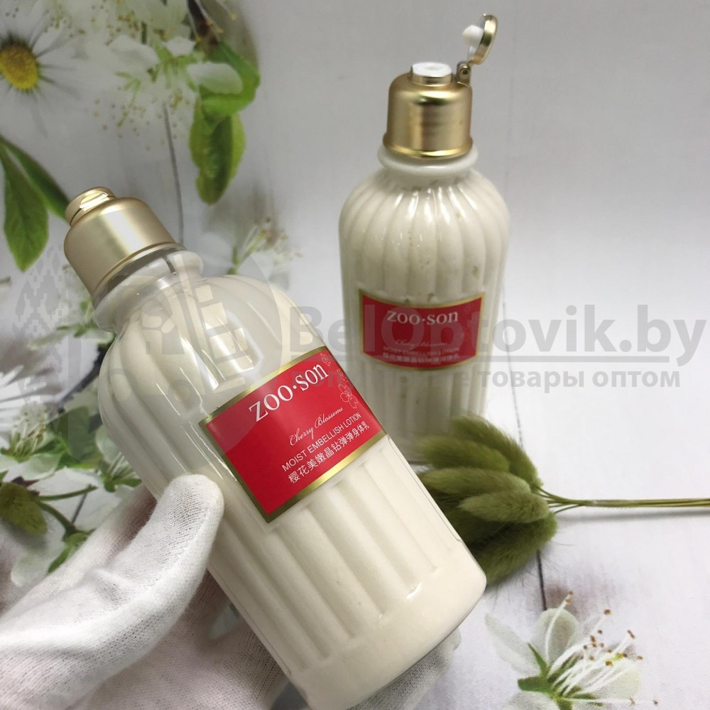 Увлажняющий лосьон для тела с экстрактом цветущей вишни Cherry Blossoms moist embellish lotion ZOO SON, 250ml - фото 5 - id-p181588700