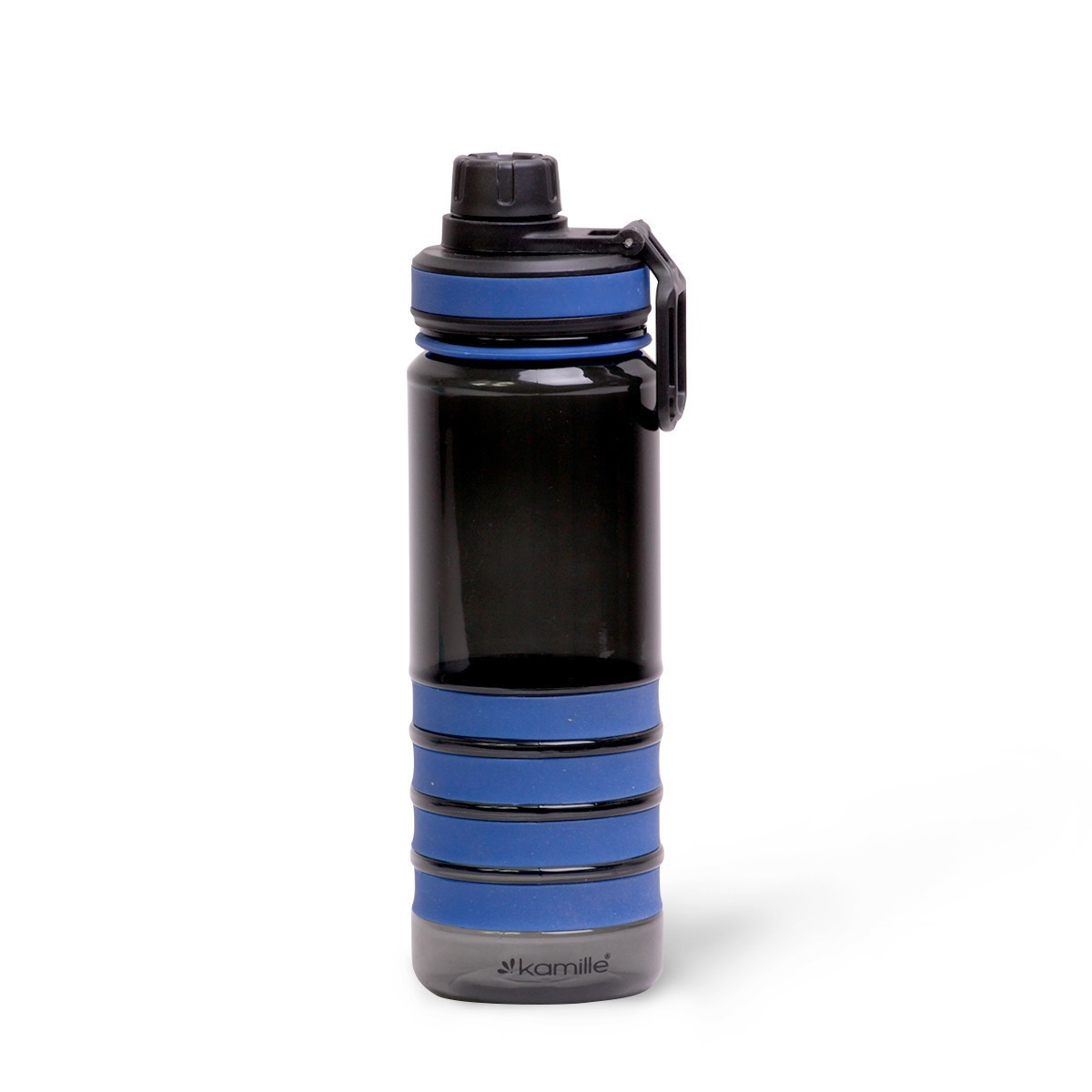 Kamille / Бутылка спортивная для воды 750 мл. из пластика тритан (черно-синий) - фото 1 - id-p181598226