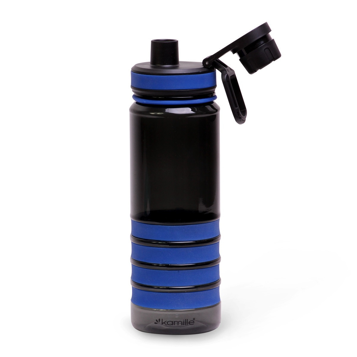 Kamille / Бутылка спортивная для воды 750 мл. из пластика тритан (черно-синий) - фото 5 - id-p181598226