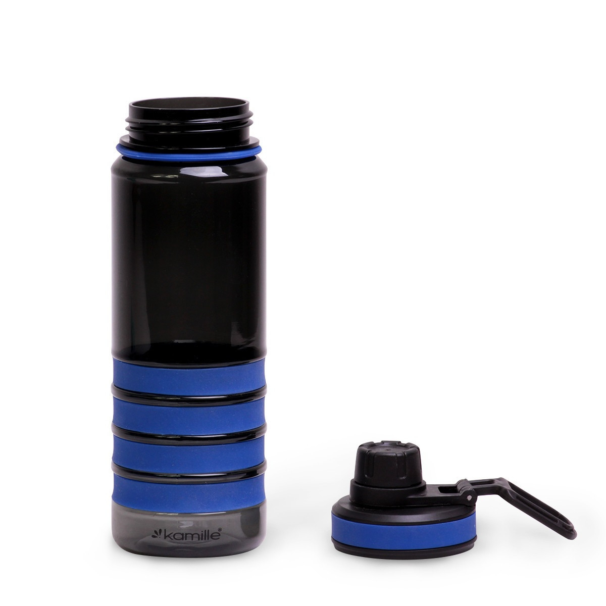 Kamille / Бутылка спортивная для воды 750 мл. из пластика тритан (черно-синий) - фото 4 - id-p181598226