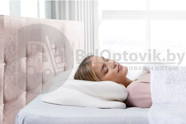 Анатомическая, двухсторонняя пенная подушка Angel SLEEPER Pillow для головы с эффектом памяти - фото 5 - id-p181588716
