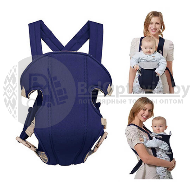 Рюкзак-слинг (кенгуру) для переноски ребенка Willbaby Baby Carrier, (3-12 месяцев) Синий - фото 3 - id-p181591789