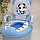 Горшок детский Панда с мягким сиденьем и крышкой Стульчик с подлокотниками   щеточка для очистки в подарок, фото 8
