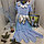 Карнавальный костюм Фея сказочная голубая, размер М (110-120 см), фото 5