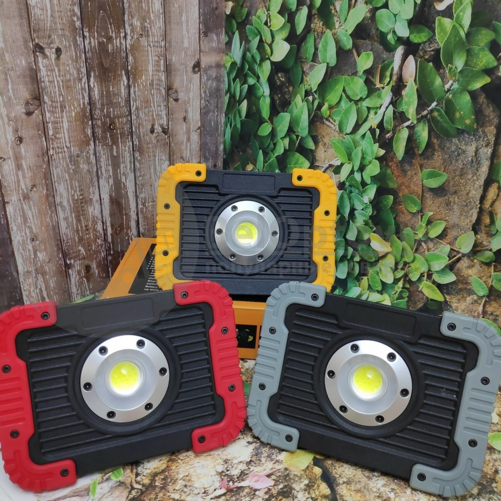 Прожектор светодиодный W-833 COB LED 750 Lumen c пауэр банком 4400 mAh Желтый - фото 10 - id-p181590827