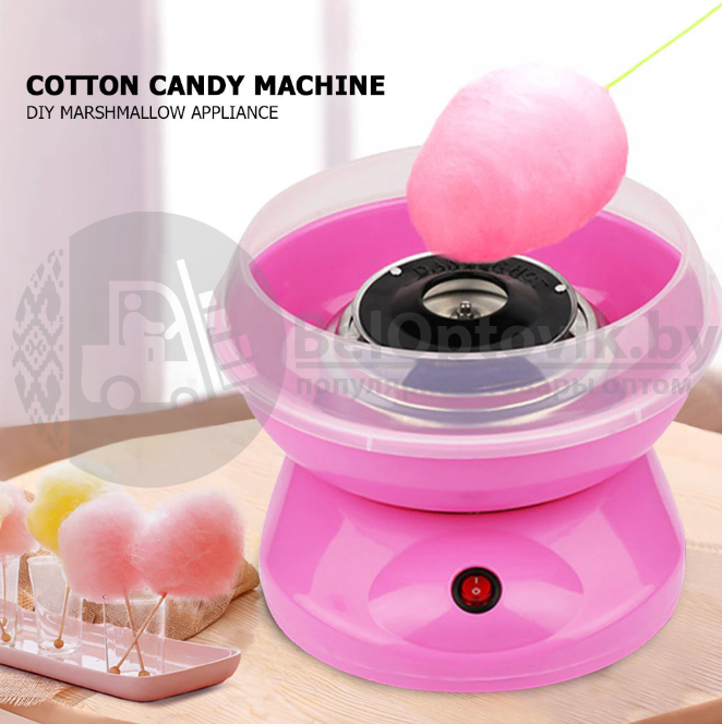 Аппарат для приготовления сладкой ваты Cotton Candy Maker (Коттон Кэнди Мэйкер для сахарной ваты) Белая - фото 5 - id-p181592955